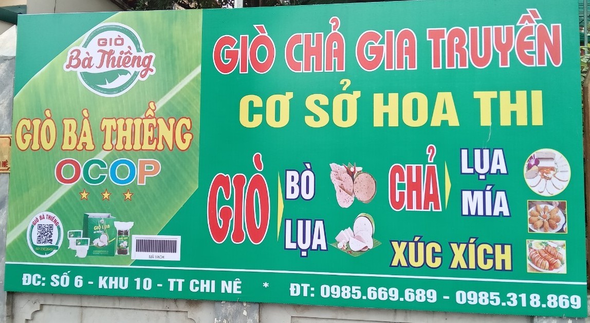 Hộ kinh doanh Giò Bà Thiềng